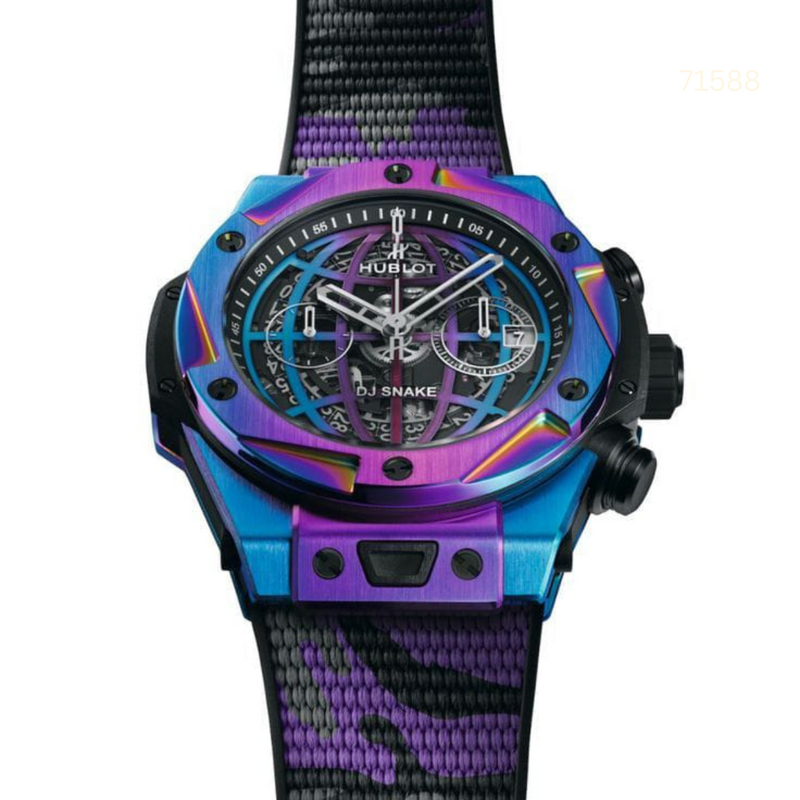 TW-1102156 13A New Collection Hub_lot Black Magic Watch!