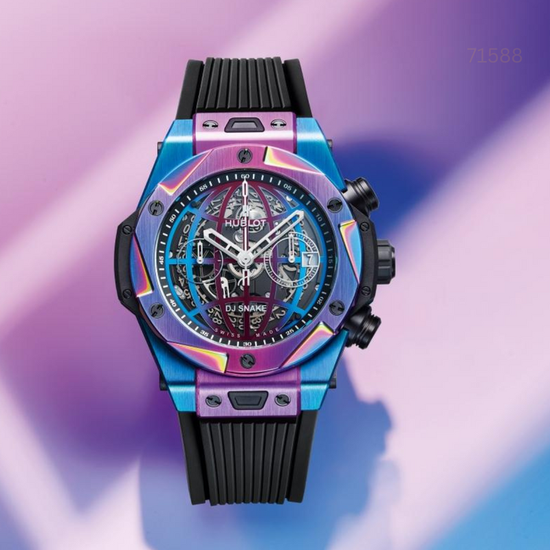 TW-1102156 13A New Collection Hub_lot Black Magic Watch!
