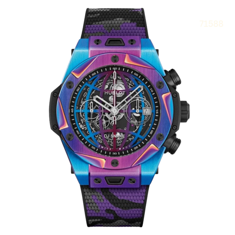 TW-1102156 13A New Collection Hub_lot Black Magic Watch!