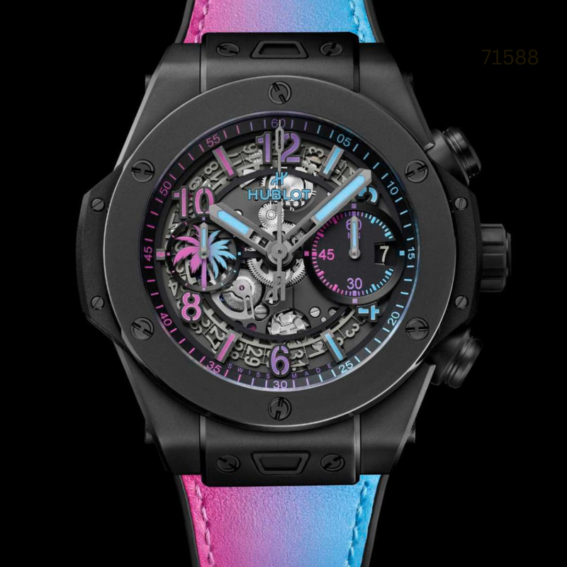 TW-1102156 13A New Collection Hub_lot Black Magic Watch!