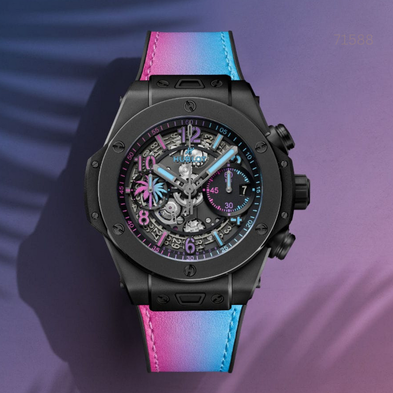 TW-1102156 13A New Collection Hub_lot Black Magic Watch!